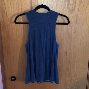 Eyelet high neck tank top by American Eagle!